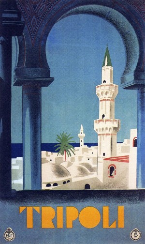 Tripoli travel poster